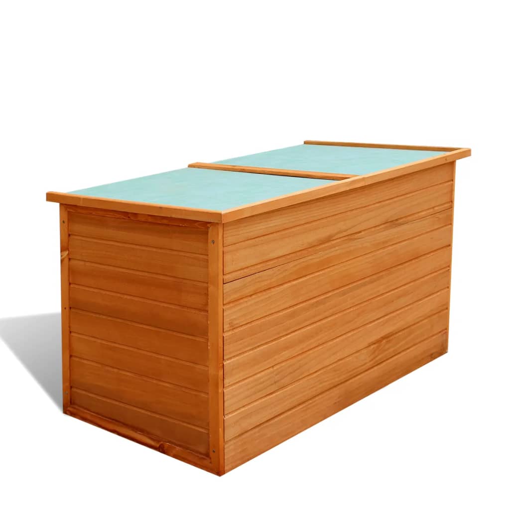 Garten-Aufbewahrungsbox 126x72x72 cm Holz