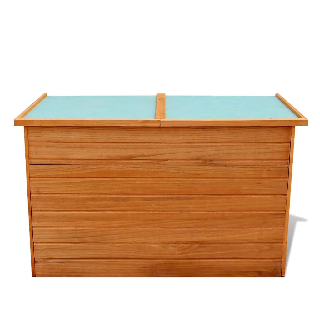 Garten-Aufbewahrungsbox 126x72x72 cm Holz