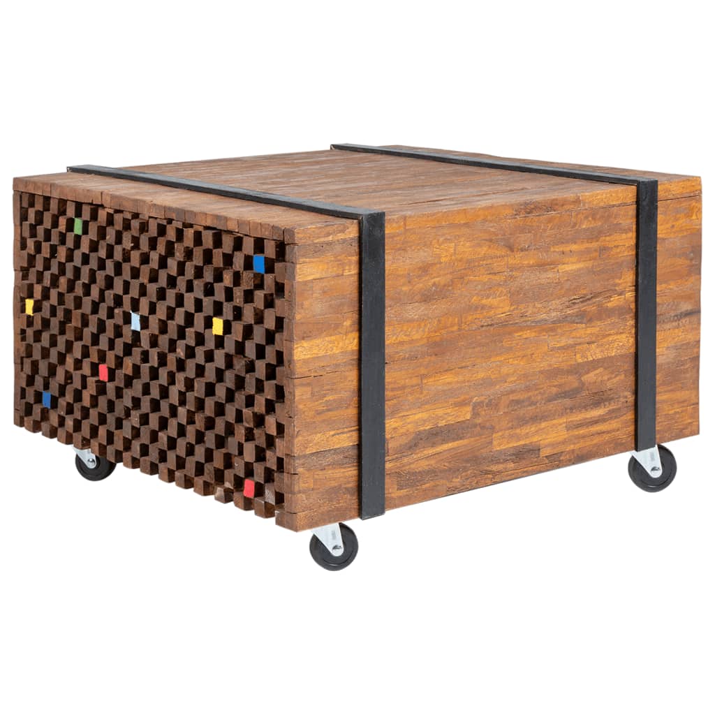 Beistelltisch Teak 60x60x38 cm