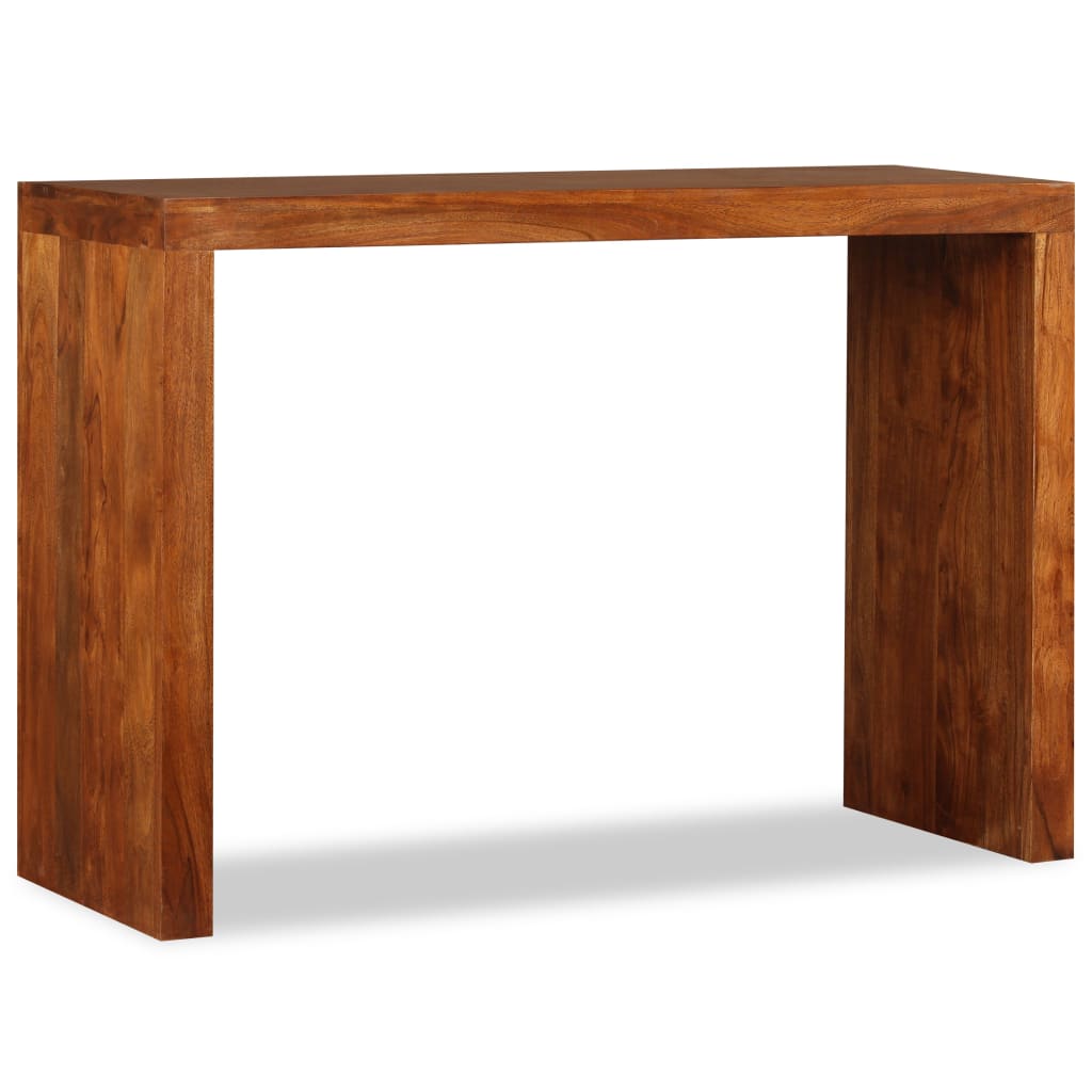 Konsolentisch Massivholz mit Honigfarbener Politur 110x40x76 cm