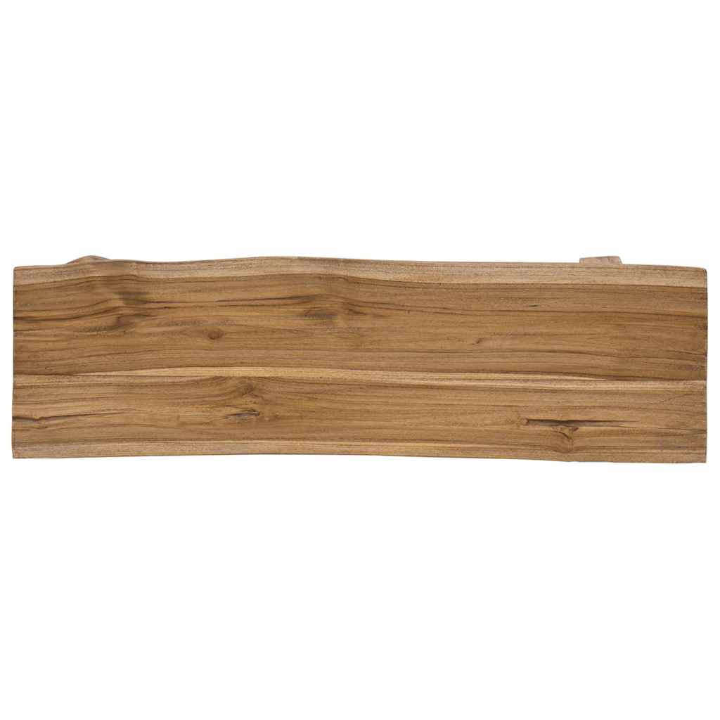 Bank Gemischtes Altholz und Massivholz Teak 100x28x43 cm