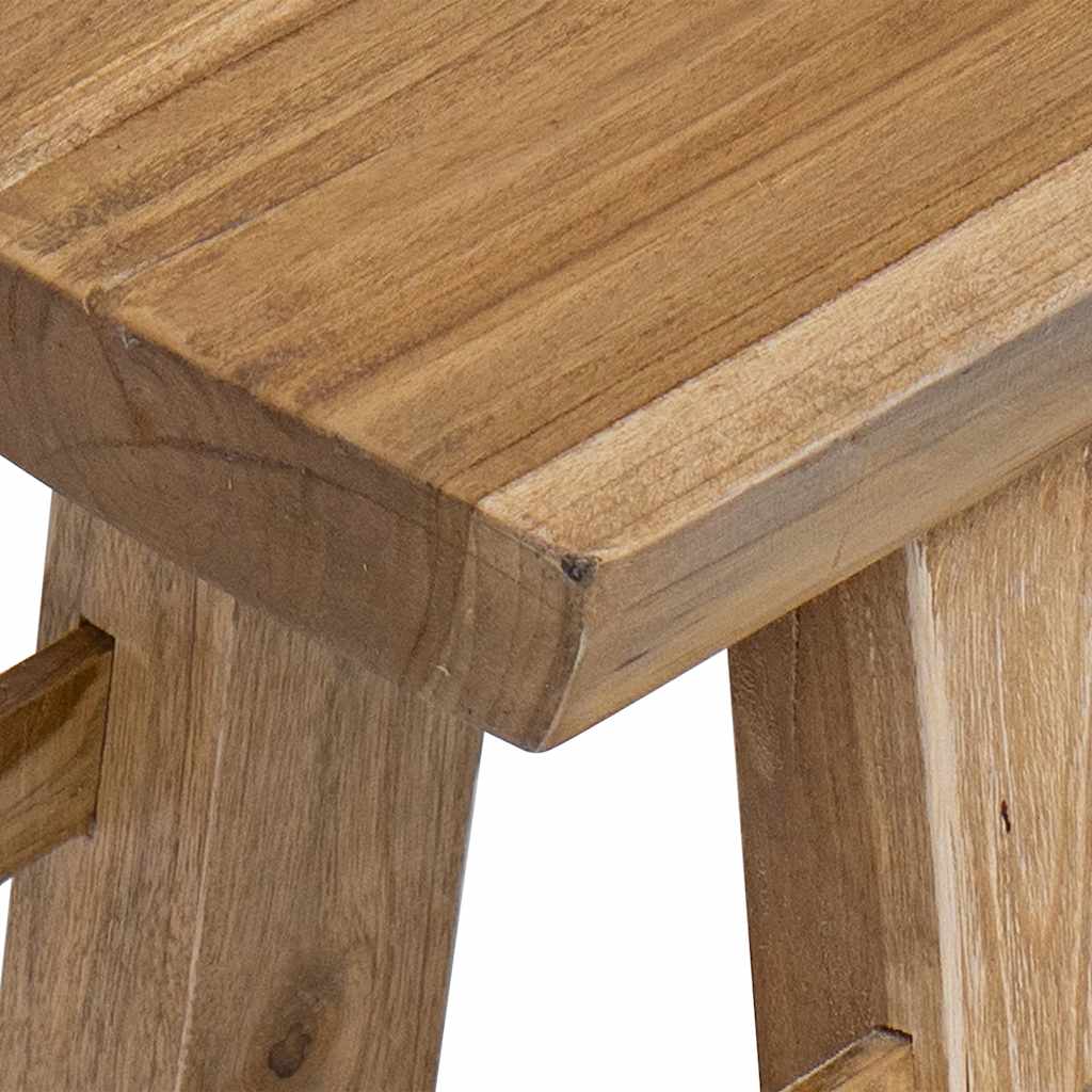 Bank Gemischtes Altholz und Massivholz Teak 100x28x43 cm