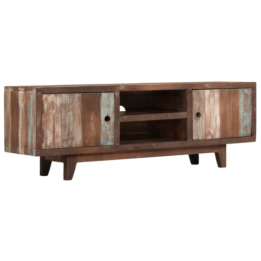 TV-Schrank Massivholz Akazie Vintage 118x30x40 cm