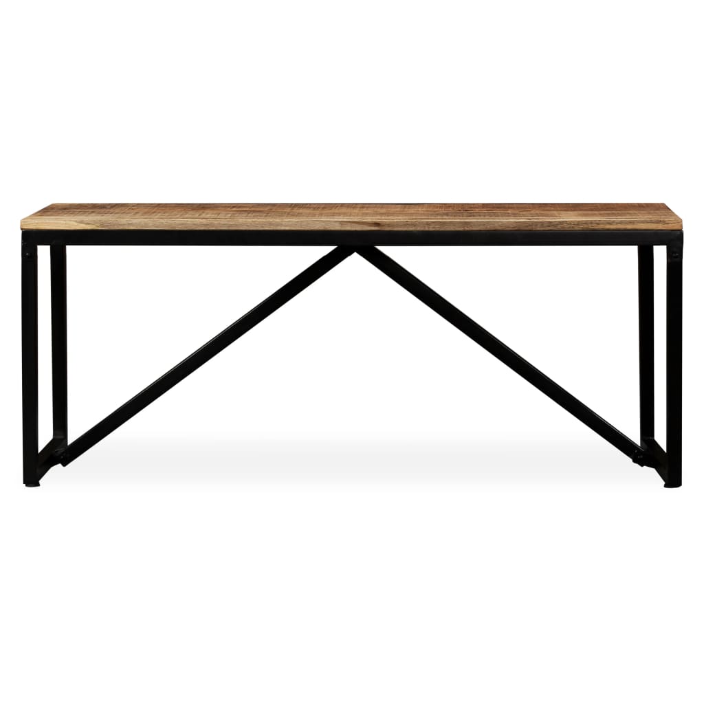 Sitzbank Massiv-Mangoholz 110 x 35 x 45 cm