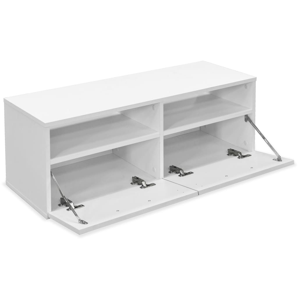 TV-Schrank Holzwerkstoff 95x35x36 cm Weiß