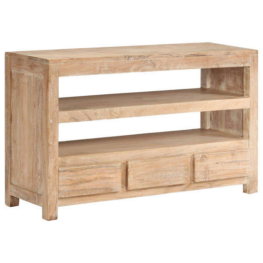 TV-Schrank Massivholz Akazie 90x30x55 cm Hellbraun