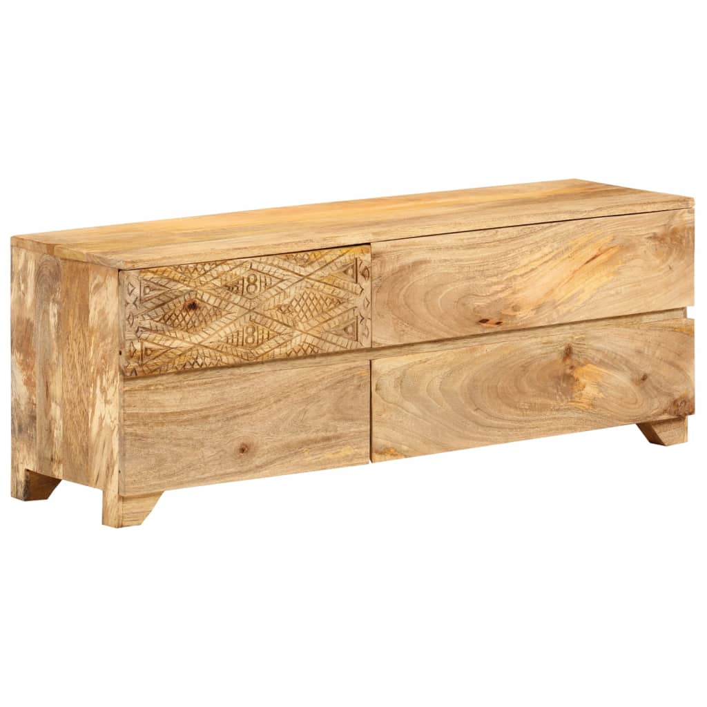 TV-Schrank Massivholz Mango 110x30x40 cm