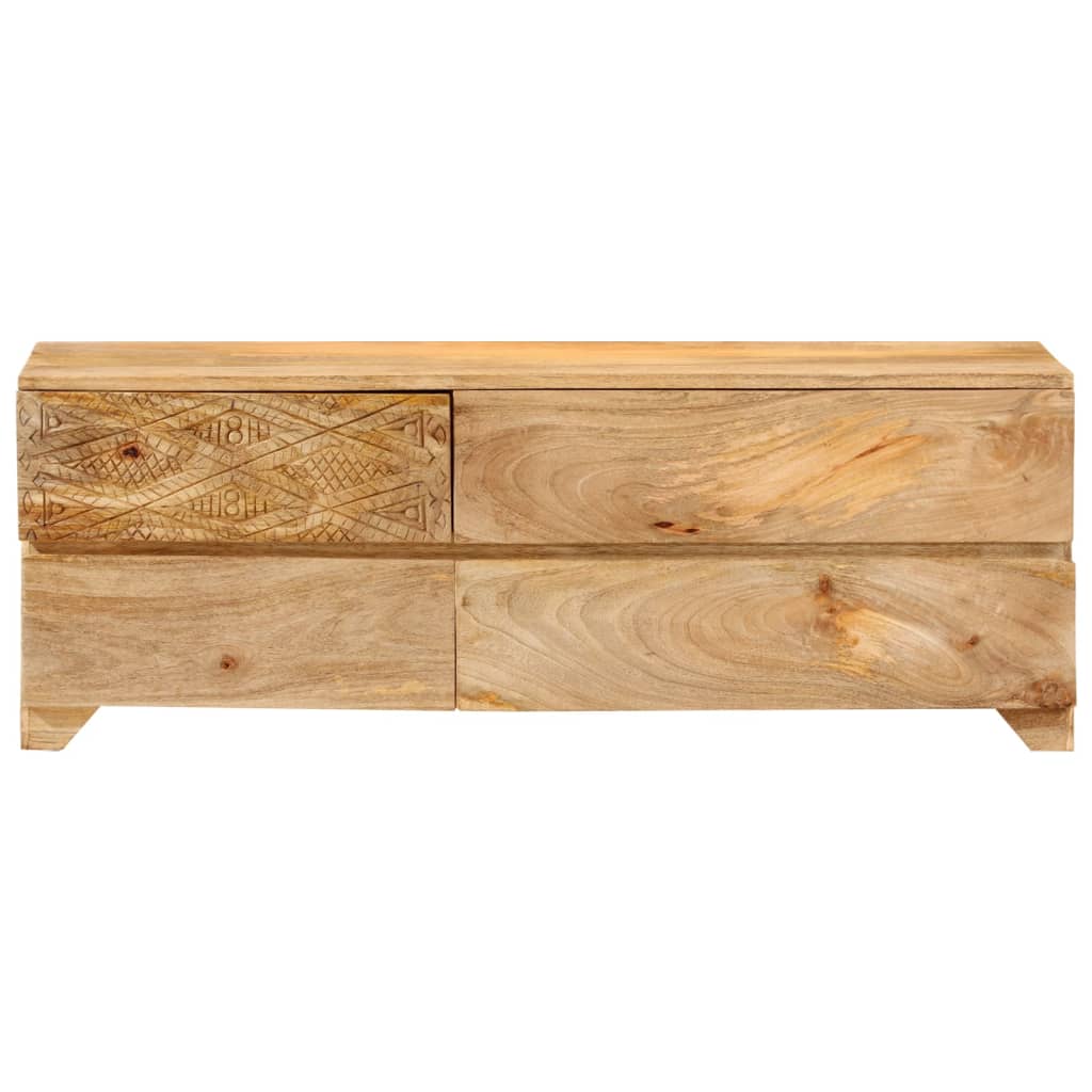 TV-Schrank Massivholz Mango 110x30x40 cm