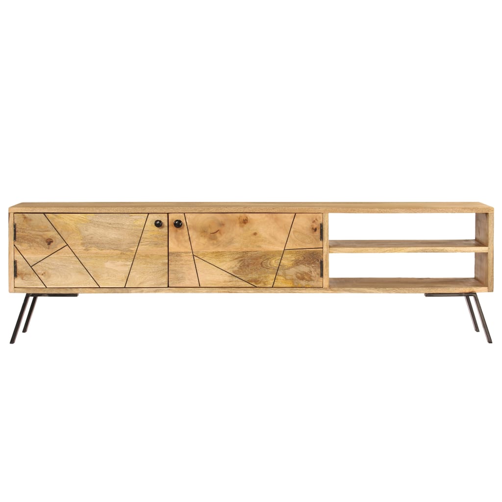 TV-Schrank Massivholz Mango 140x30x40 cm