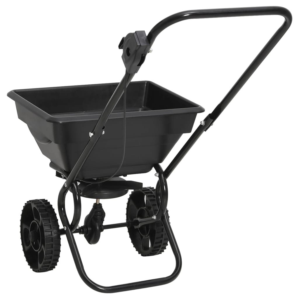 Handstreuwagen Salzstreuer PVC und Stahl 92x46x70 cm 15 L