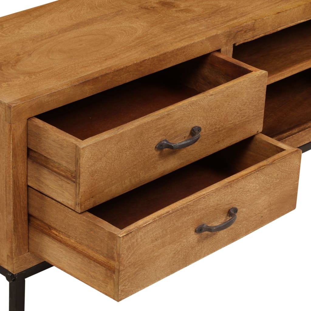 TV-Schrank Massivholz Mango 140x30x40 cm