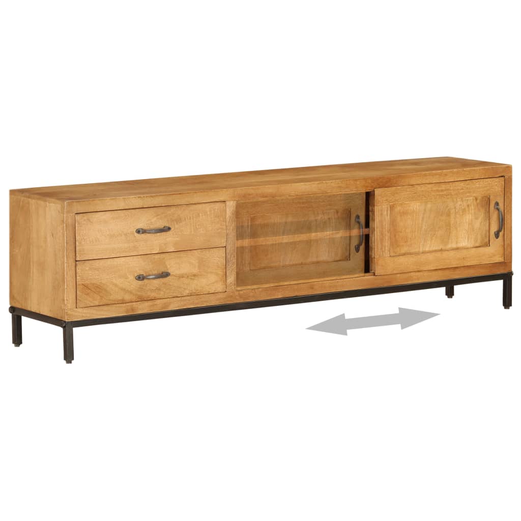 TV-Schrank Massivholz Mango 140x30x40 cm