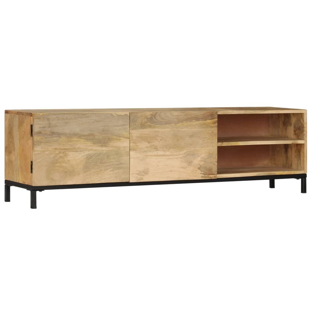 TV-Schrank 145x30x41 cm Massivholz Mango