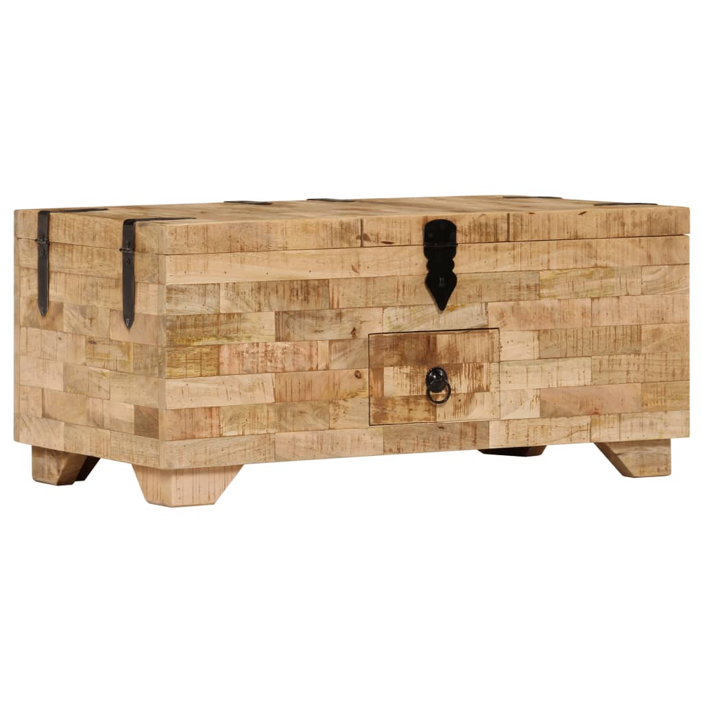 Couchtisch Massivholz Mango 80x40x35 cm