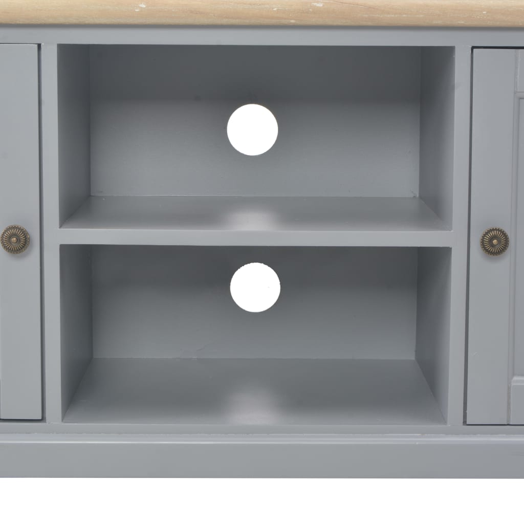 TV-Schrank Grau 120x30x40 cm Holz