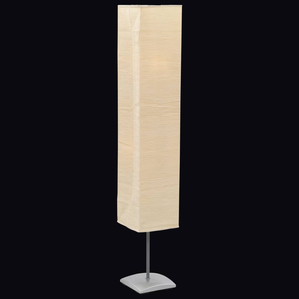 Standleuchte mit Stahlständer 135 cm Beige