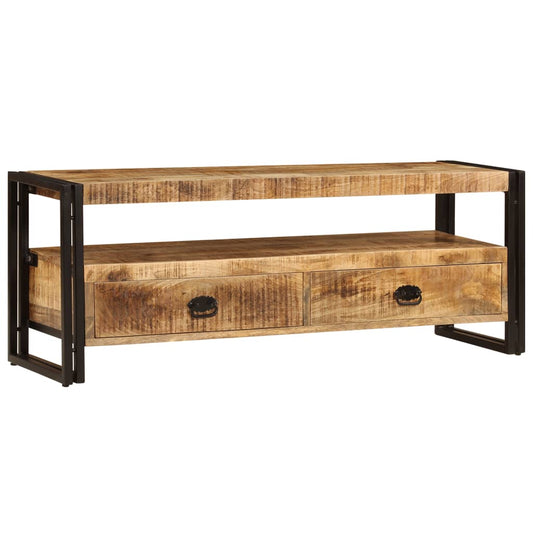 TV-Schrank 120x35x45 cm Massivholz Mango