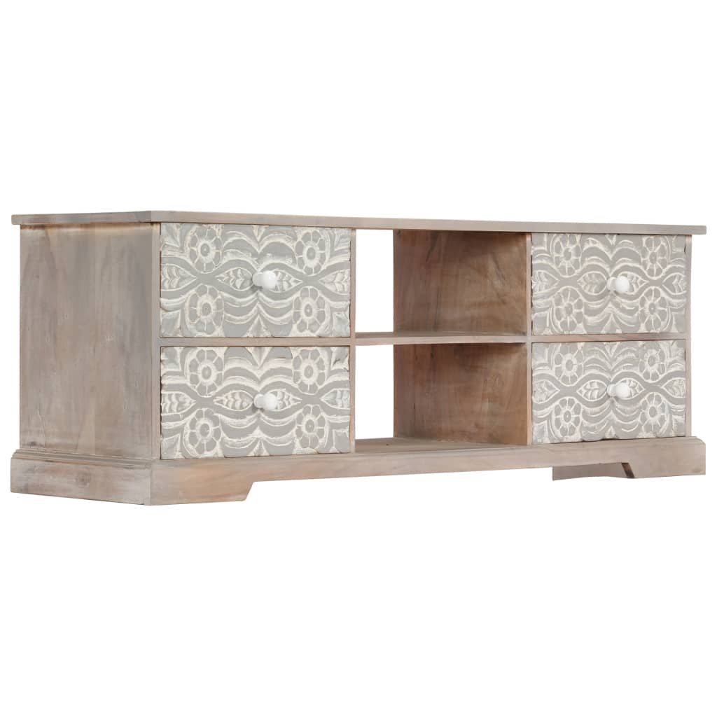 TV-Schrank 120x30x40 cm Massivholz Akazie