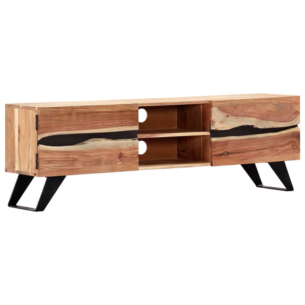 TV-Schrank 140x30x45 cm Massivholz Akazie