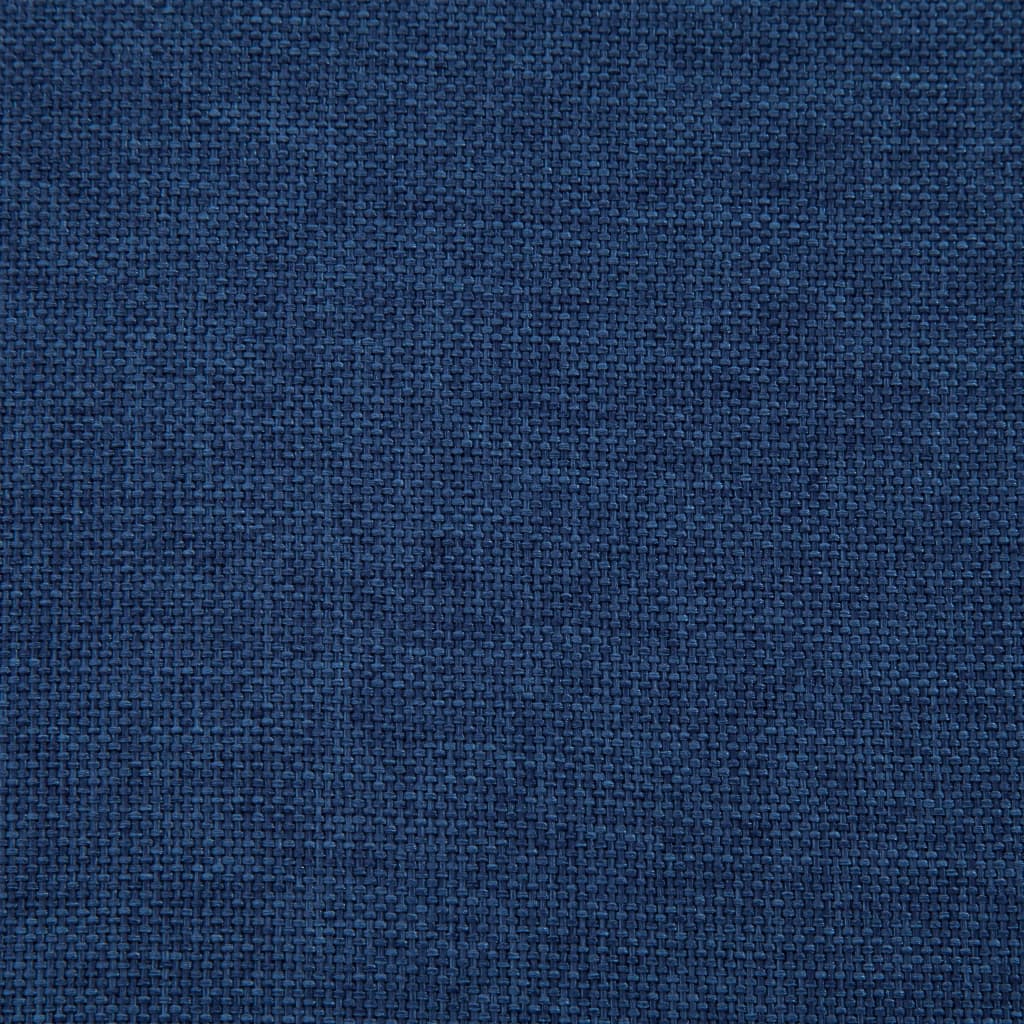 Bank mit Staufach 116 cm Blau Polyester