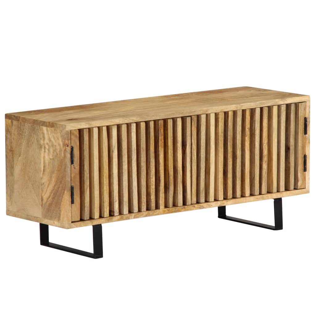 TV-Schrank 90x30x40 cm Massivholz Mango