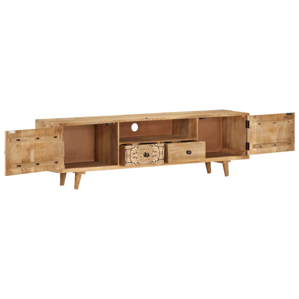 TV-Schrank 140x30x40 cm Massivholz Mango