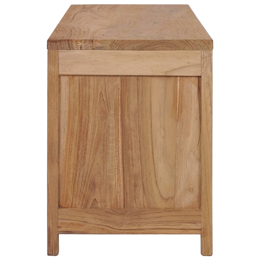 TV-Schrank 115x30x40 cm Massivholz Teak