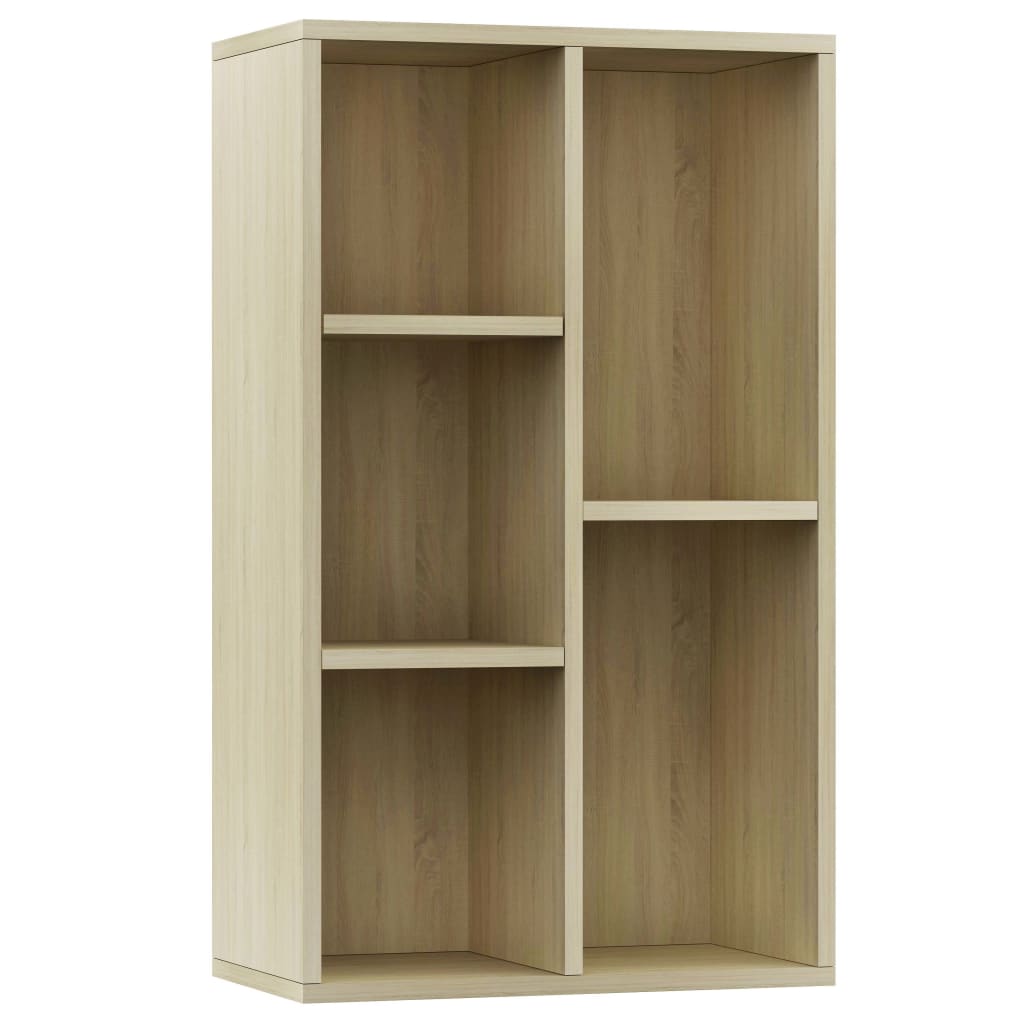 Bücherregal/Sideboard Sonoma Eiche 50x25x80 cm Holzwerkstoff