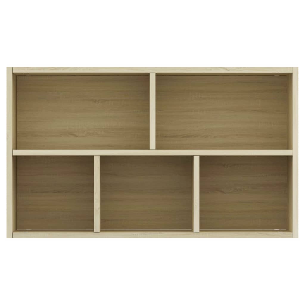 Bücherregal/Sideboard Sonoma Eiche 50x25x80 cm Holzwerkstoff