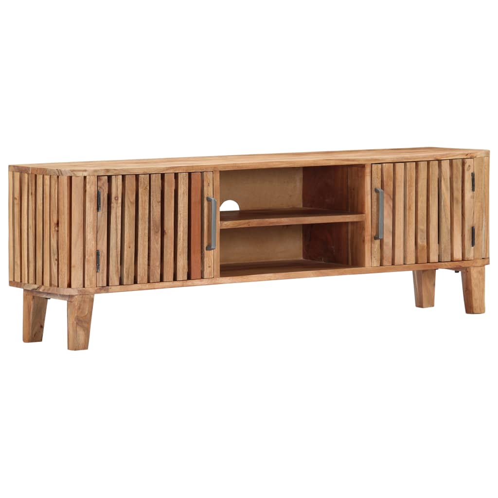 TV-Schrank 130 x 30 x 45 cm Akazie Massivholz