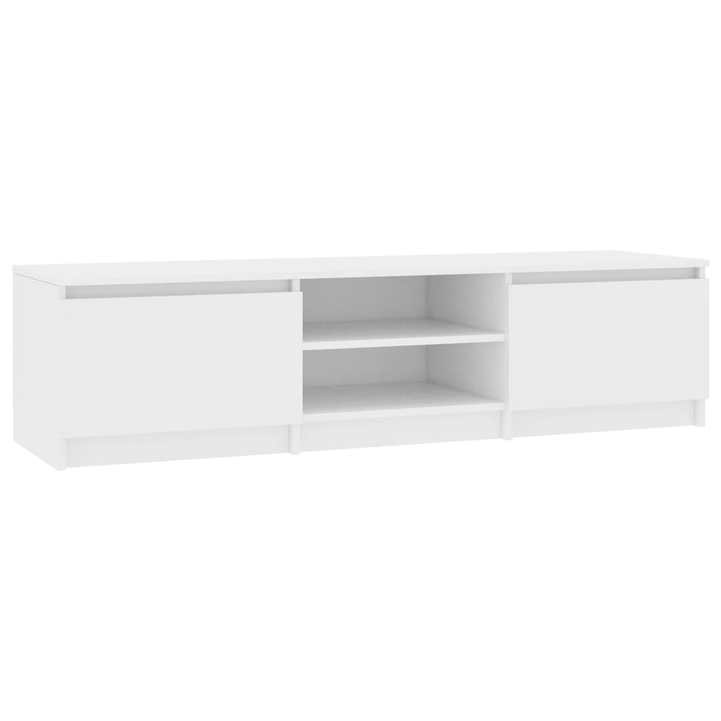 TV-Schrank Weiß 140×40×35,5 cm Holzwerkstoff