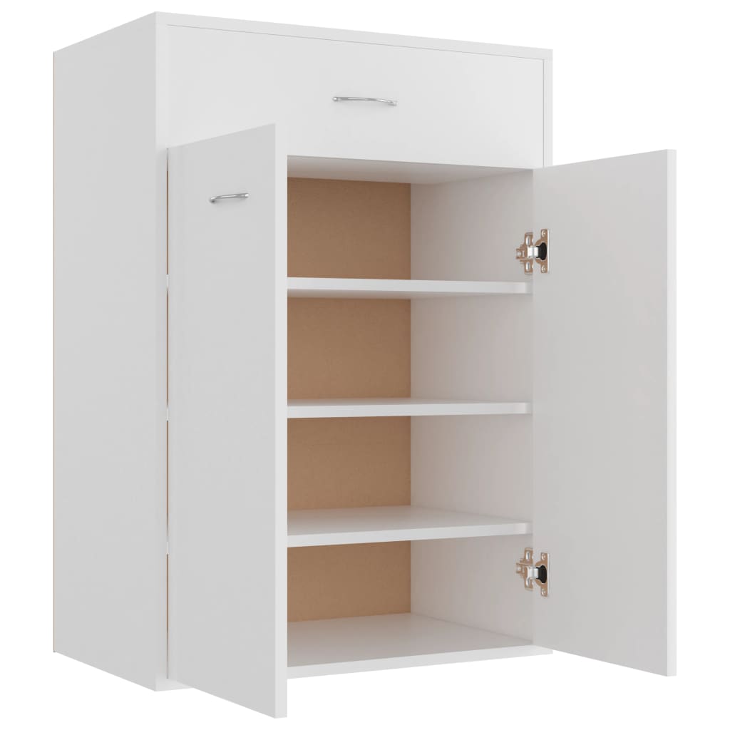 Schuhschrank Weiß 60×35×84 cm Holzwerkstoff