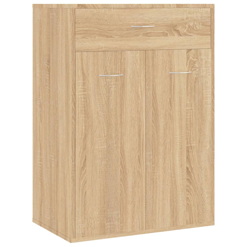 Schuhschrank Sonoma-Eiche 60x35x84 cm Holzwerkstoff