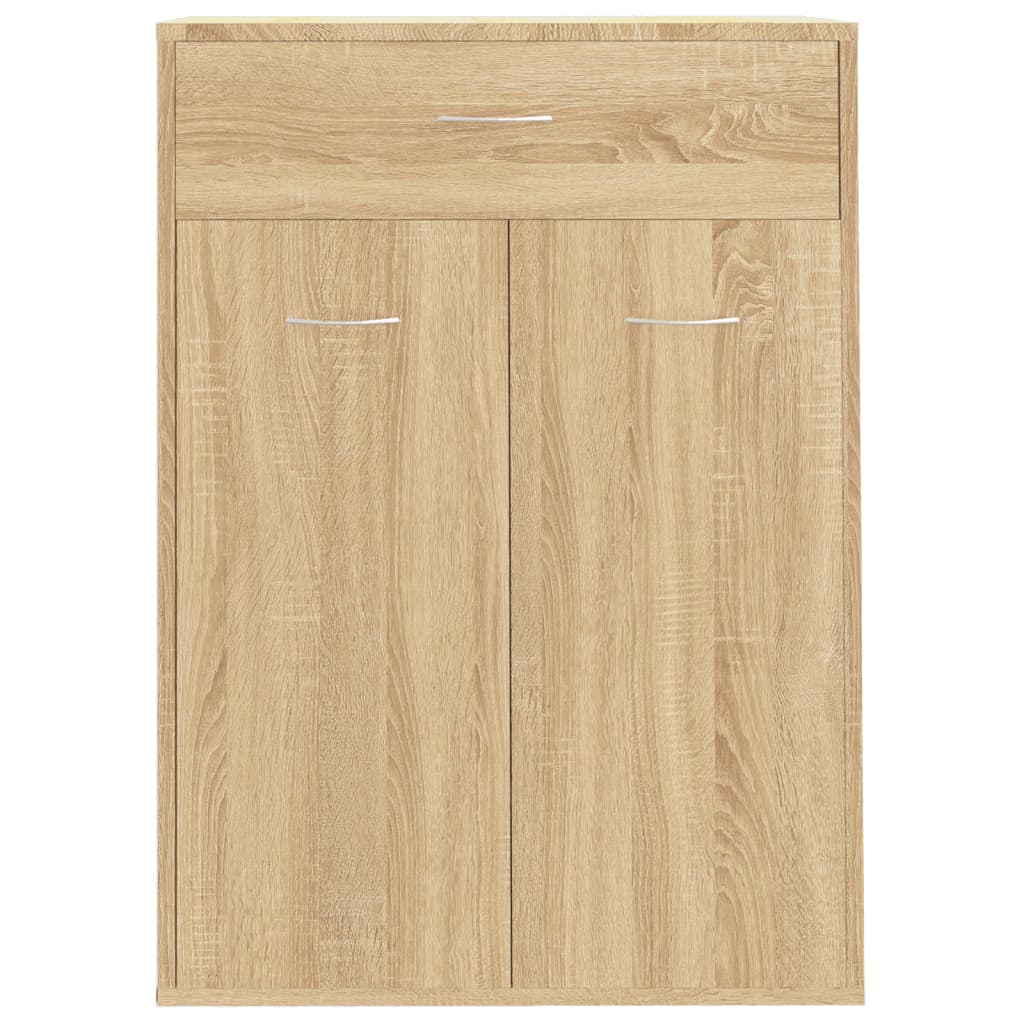 Schuhschrank Sonoma-Eiche 60x35x84 cm Holzwerkstoff