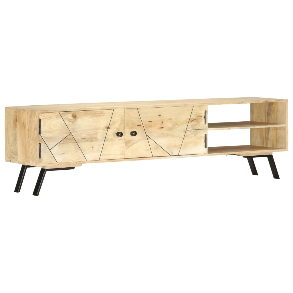 TV-Schrank 140x30x40 cm Massivholz Mango