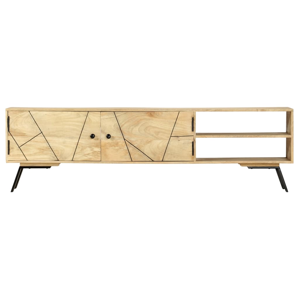 TV-Schrank 140x30x40 cm Massivholz Mango