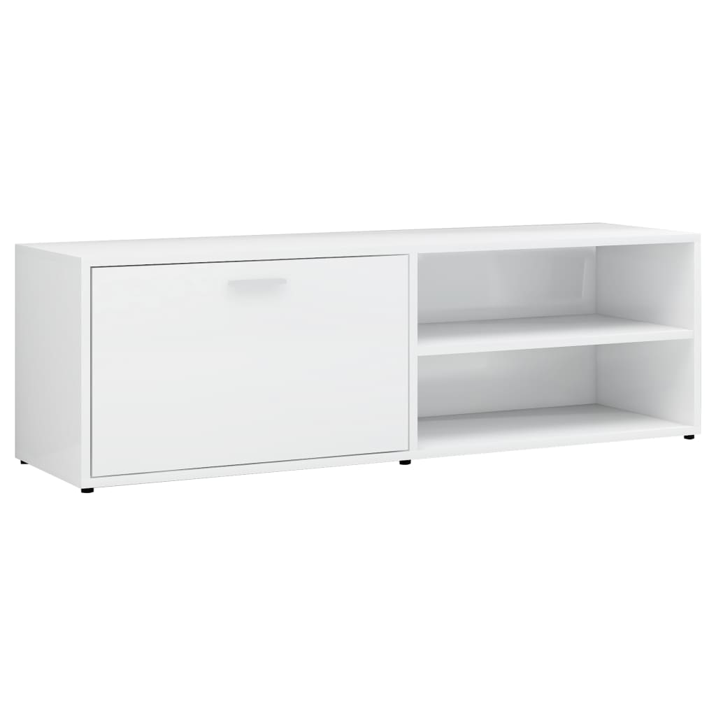 TV-Schrank Hochglanz-Weiß 120x34x37 cm Holzwerkstoff