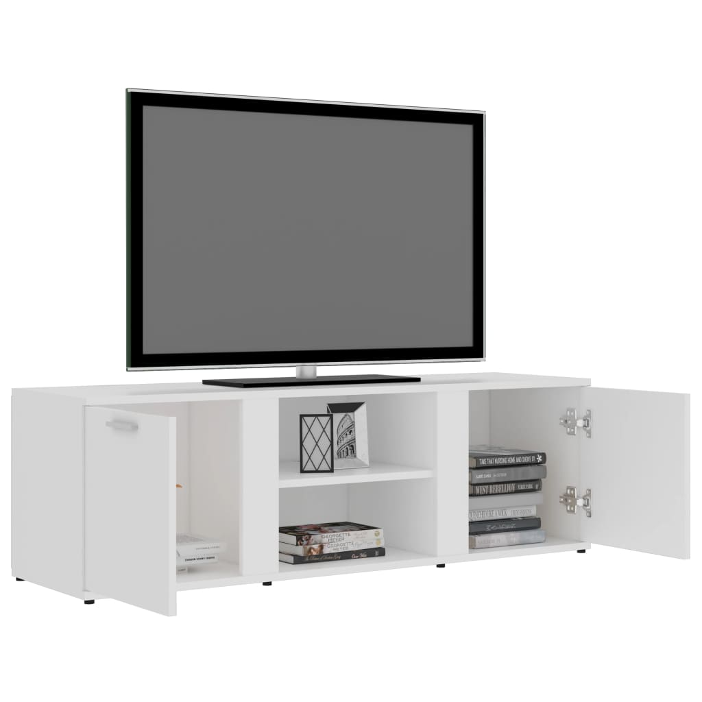 TV-Schrank Weiß 120x34x37 cm Holzwerkstoff