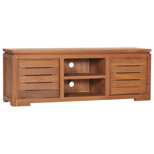 TV-Schrank 110 x 30 x 40 cm Teak Massivholz