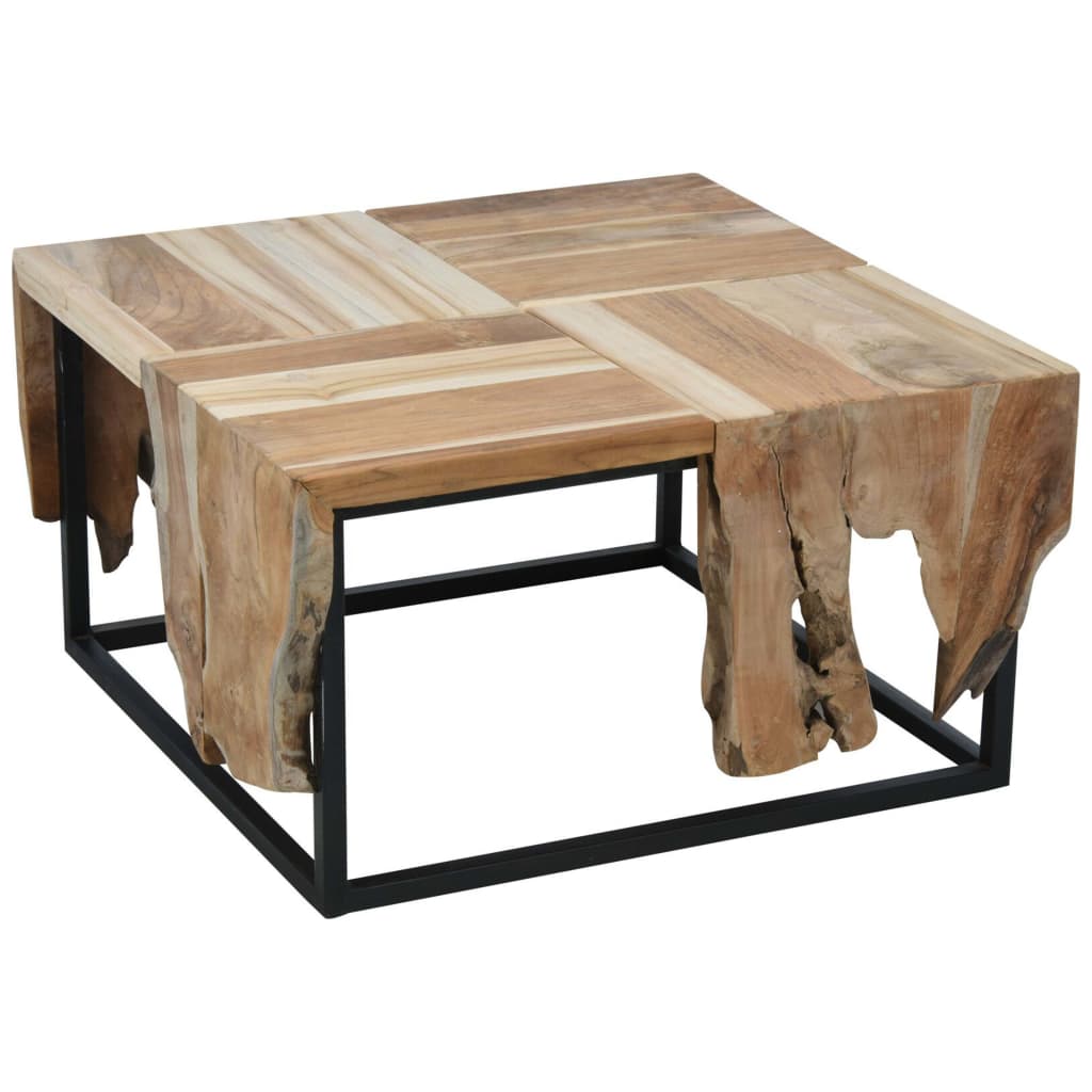 Ambiance Beistelltisch Teak 65x65x35 cm