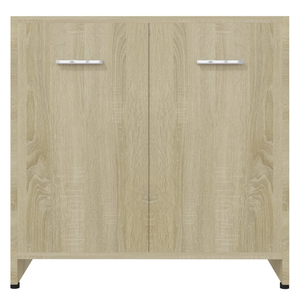 Badezimmerschrank Sonoma-Eiche 60x33x61 cm Holzwerkstoff