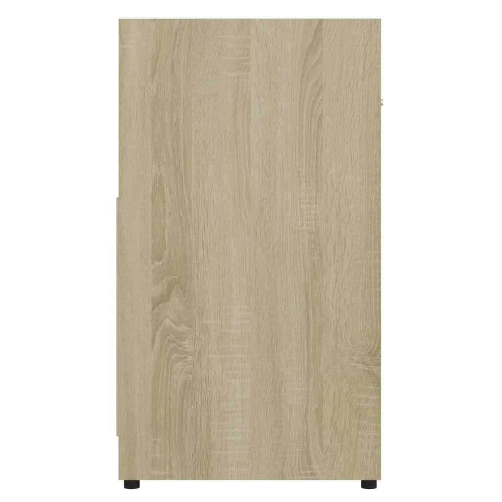 Badezimmerschrank Sonoma-Eiche 60x33x61 cm Holzwerkstoff