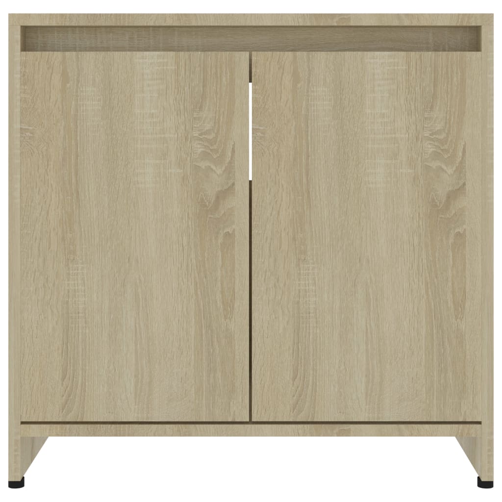 Badezimmerschrank Sonoma-Eiche 60x33x61 cm Holzwerkstoff