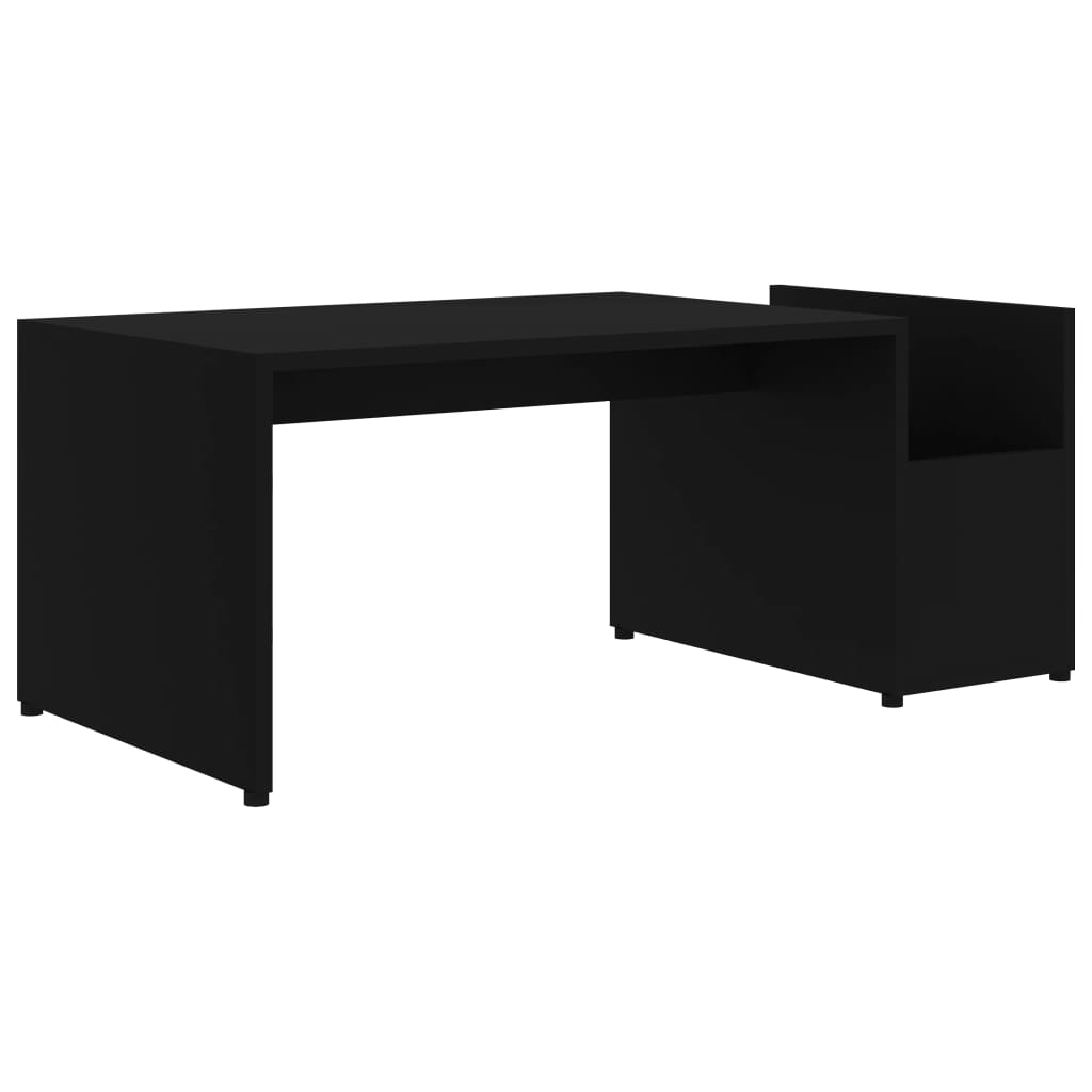 Couchtisch Schwarz 90x45x35 cm Holzwerkstoff