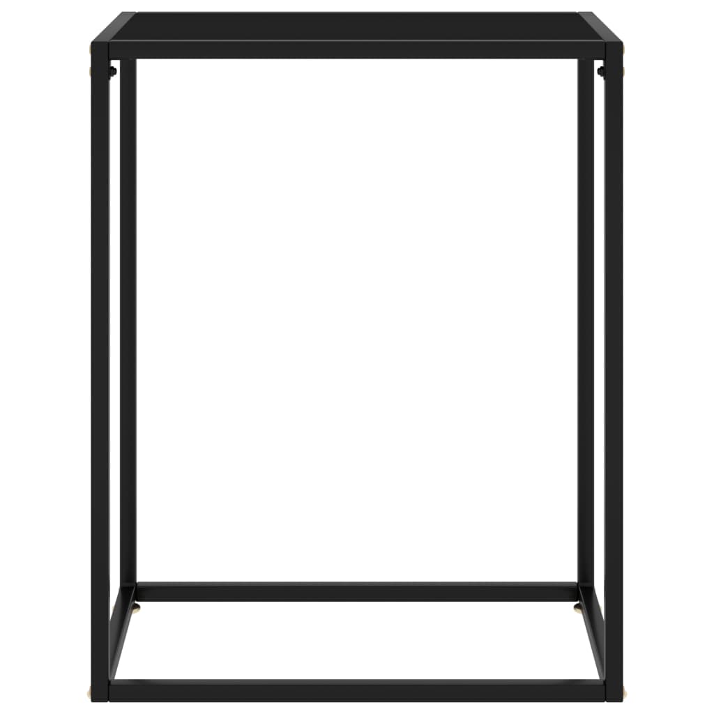 Konsolentisch Schwarz 60x35x75 cm Hartglas