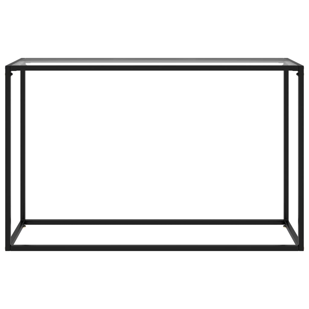 Konsolentisch Transparent 120x35x75 cm Hartglas