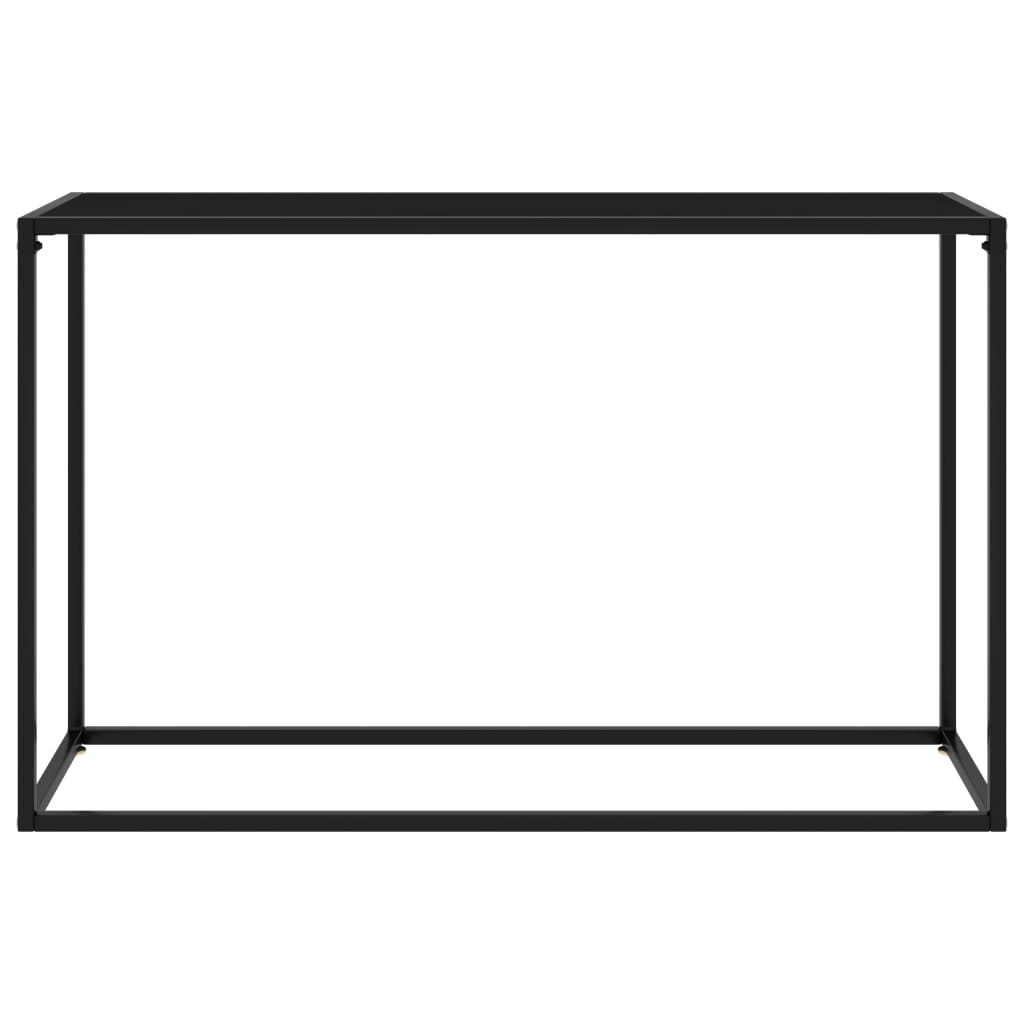 Konsolentisch Schwarz 120x35x75 cm Hartglas