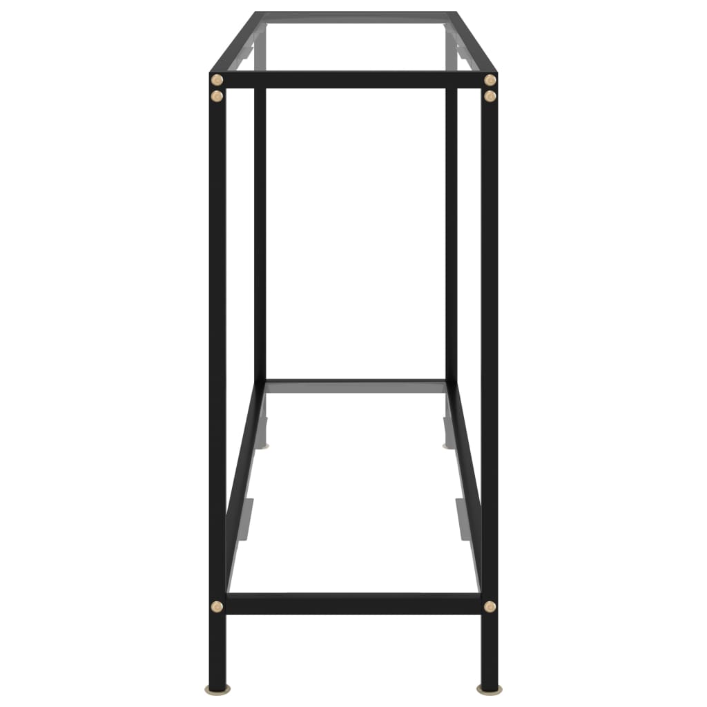 Konsolentisch Transparent 100x35x75 cm Hartglas