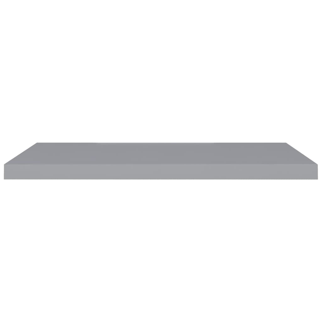 Schwebende Wandregale 4 Stk. Grau 90x23,5x3,8cm MDF