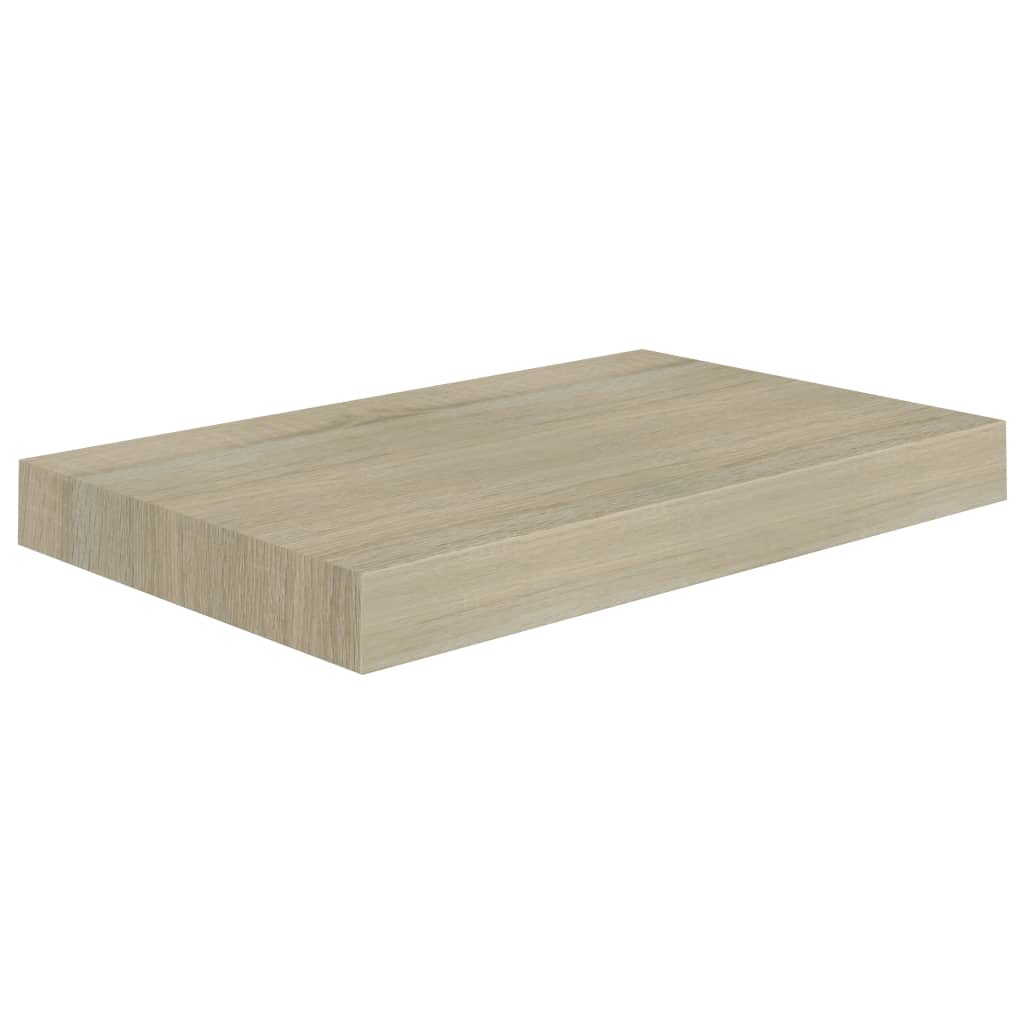 Schwebende Wandregale 4 Stk. Eichefarben 40x23x3,8cm MDF